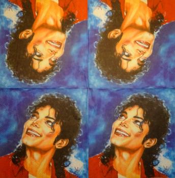 040 Celebrities - 3-ply - Michael Jackson